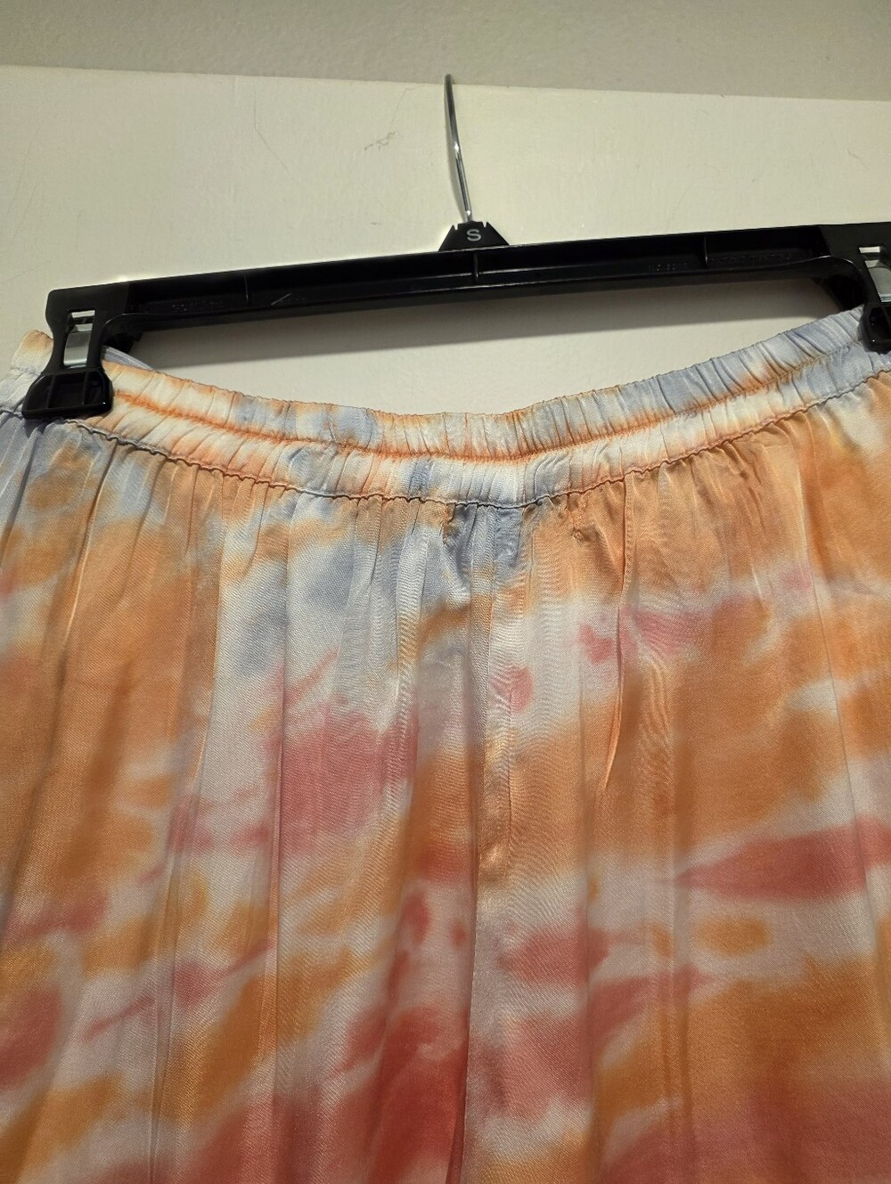 Young Fabulous & Broke Brand, Tie Dye Wide Leg Pants in Pastels. Sz Small. - Picture 3 of 4